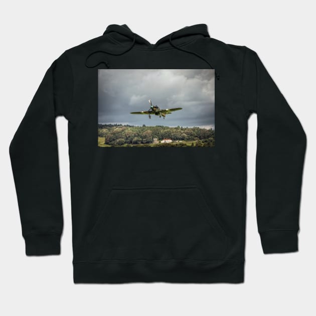 Hawker Hurricane Mk IIc PZ865 Hoodie by Nigdaw